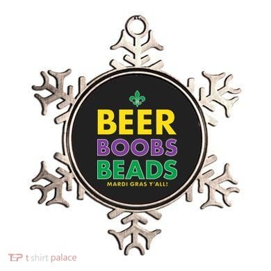 Mardi Gras Beer Boobs Beads Ornament