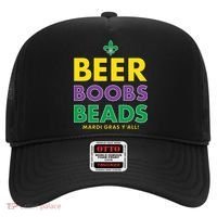 Mardi Gras Beer Boobs Beads Hat thumb 0
