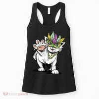 Mardi Gras Cat Women's Tank Top thumb 0