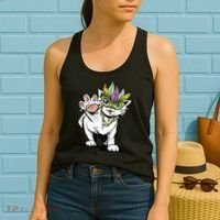 Mardi Gras Cat Women's Tank Top thumb 2
