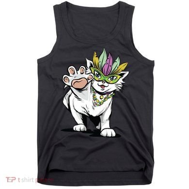 Mardi Gras Cat Tank Top