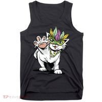 Mardi Gras Cat Tank Top thumb 0