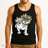 Mardi Gras Cat Tank Top thumb 3