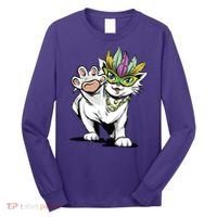 Mardi Gras Cat Long Sleeve Shirt thumb 0