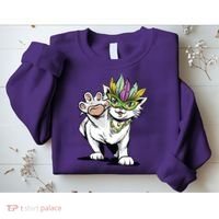 Mardi Gras Cat Sweatshirt thumb 2