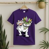 Mardi Gras Cat T-Shirt thumb 2