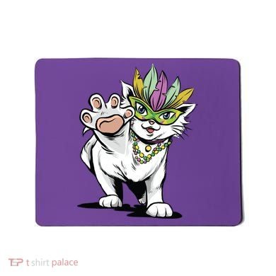 Mardi Gras Cat Mousepad