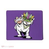 Mardi Gras Cat Mousepad thumb 0