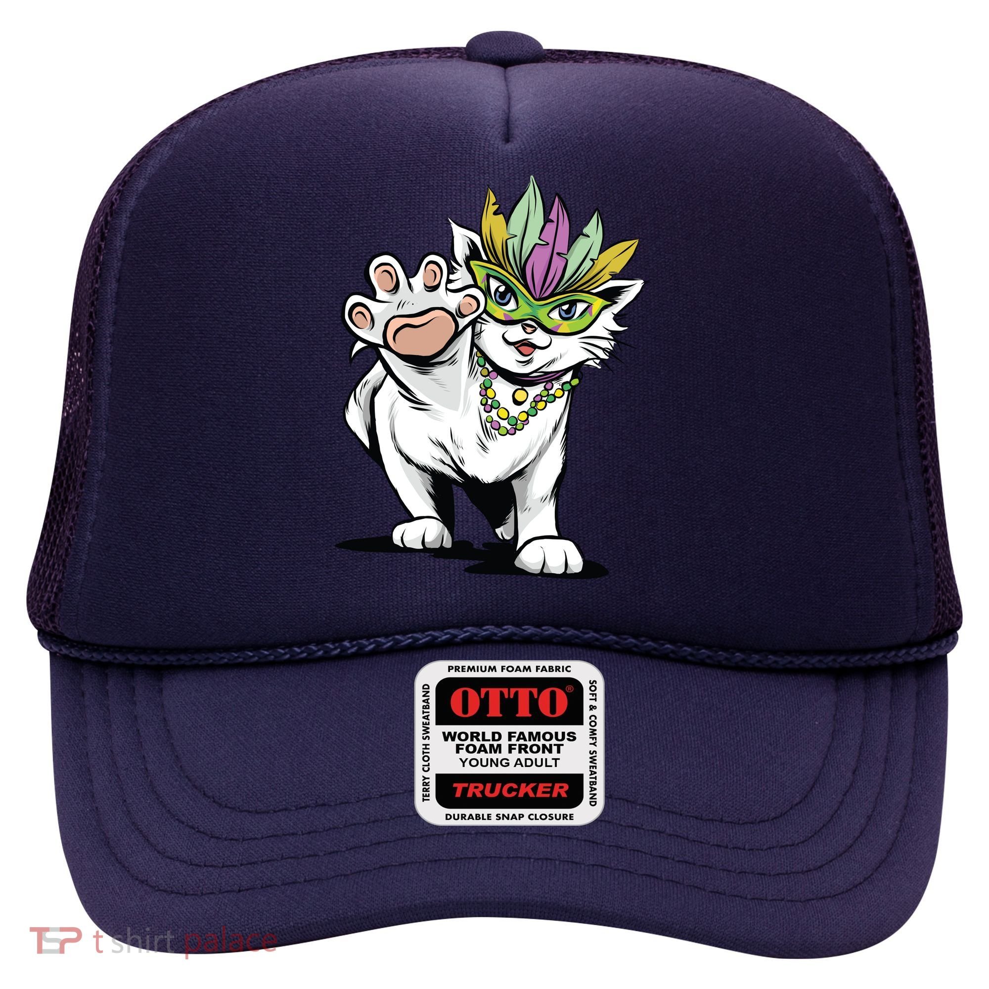 Mardi Gras Cat Hat