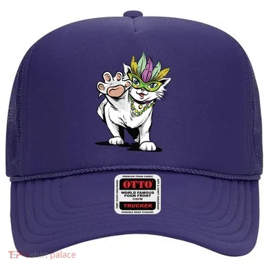 Mardi Gras Cat Hat