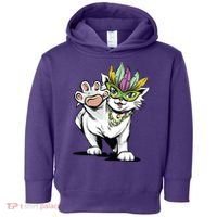 Mardi Gras Cat Toddler Hoodie thumb 0