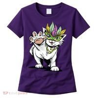 Mardi Gras Cat Women's T-Shirt thumb 0
