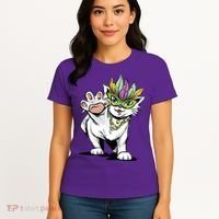 Mardi Gras Cat Women's T-Shirt thumb 4