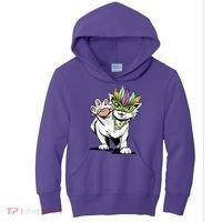 Mardi Gras Cat Kids Hoodie thumb 0