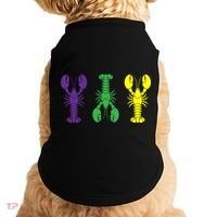 Mardi Gras Craw Fish Doggie Tank thumb 0