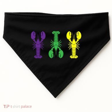 Mardi Gras Craw Fish USA-Made Doggie Bandana