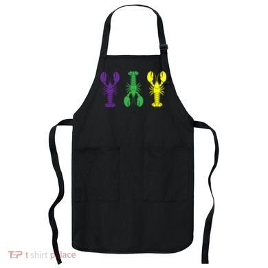 Mardi Gras Craw Fish Apron