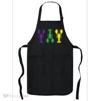 Mardi Gras Craw Fish Apron thumb 0