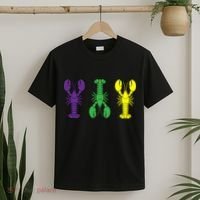Mardi Gras Craw Fish T-Shirt thumb 2