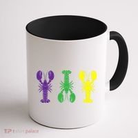 Mardi Gras Craw Fish Coffee Mug thumb 1