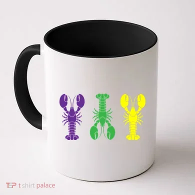 Mardi Gras Craw Fish Coffee Mug
