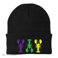 Mardi Gras Craw Fish Beanie thumb 0