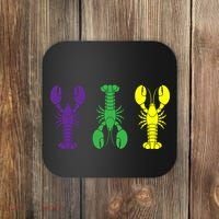Mardi Gras Craw Fish Coaster thumb 0