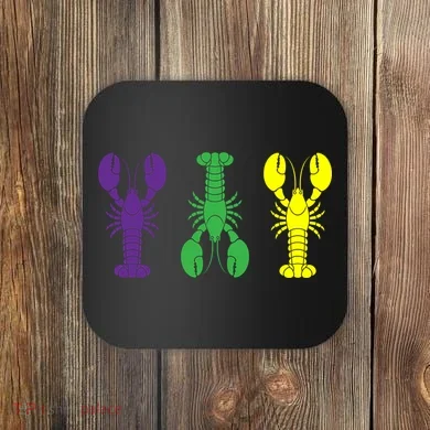 Mardi Gras Craw Fish Coaster