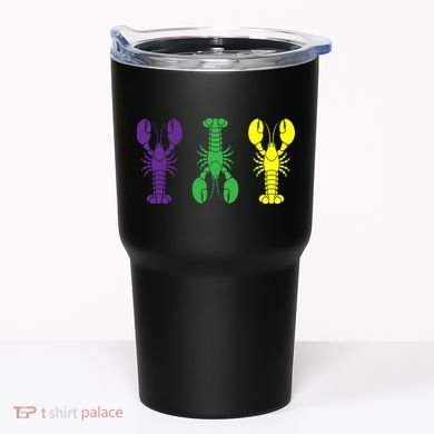 Mardi Gras Craw Fish Tumbler