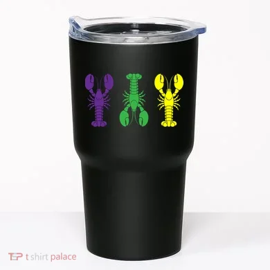 Mardi Gras Craw Fish Tumbler