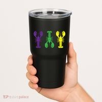 Mardi Gras Craw Fish Tumbler thumb 2