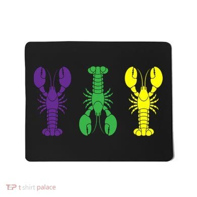 Mardi Gras Craw Fish Mousepad