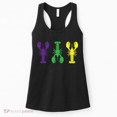 Mardi Gras Craw Fish Women's Tank Top