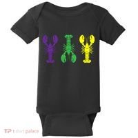 Mardi Gras Craw Fish Baby Bodysuit thumb 0