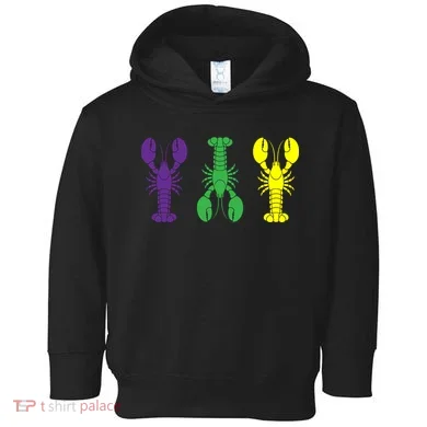 Mardi Gras Craw Fish Toddler Hoodie