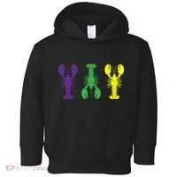 Mardi Gras Craw Fish Toddler Hoodie thumb 0