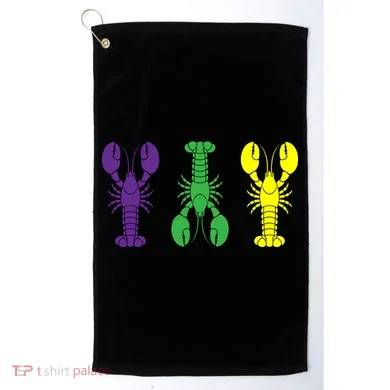 Mardi Gras Craw Fish Golf Towel
