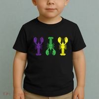 Mardi Gras Craw Fish Toddler T-Shirt thumb 2