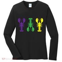 Mardi Gras Craw Fish Women's Long Sleeve Shirt thumb 0