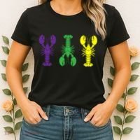 Mardi Gras Craw Fish Women's T-Shirt thumb 2