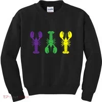 Mardi Gras Craw Fish Kids Sweatshirt thumb 0