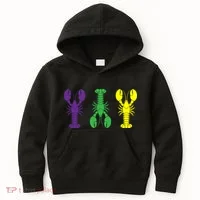 Mardi Gras Craw Fish Kids Hoodie thumb 0