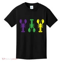 Mardi Gras Craw Fish Kids T-Shirt thumb 0