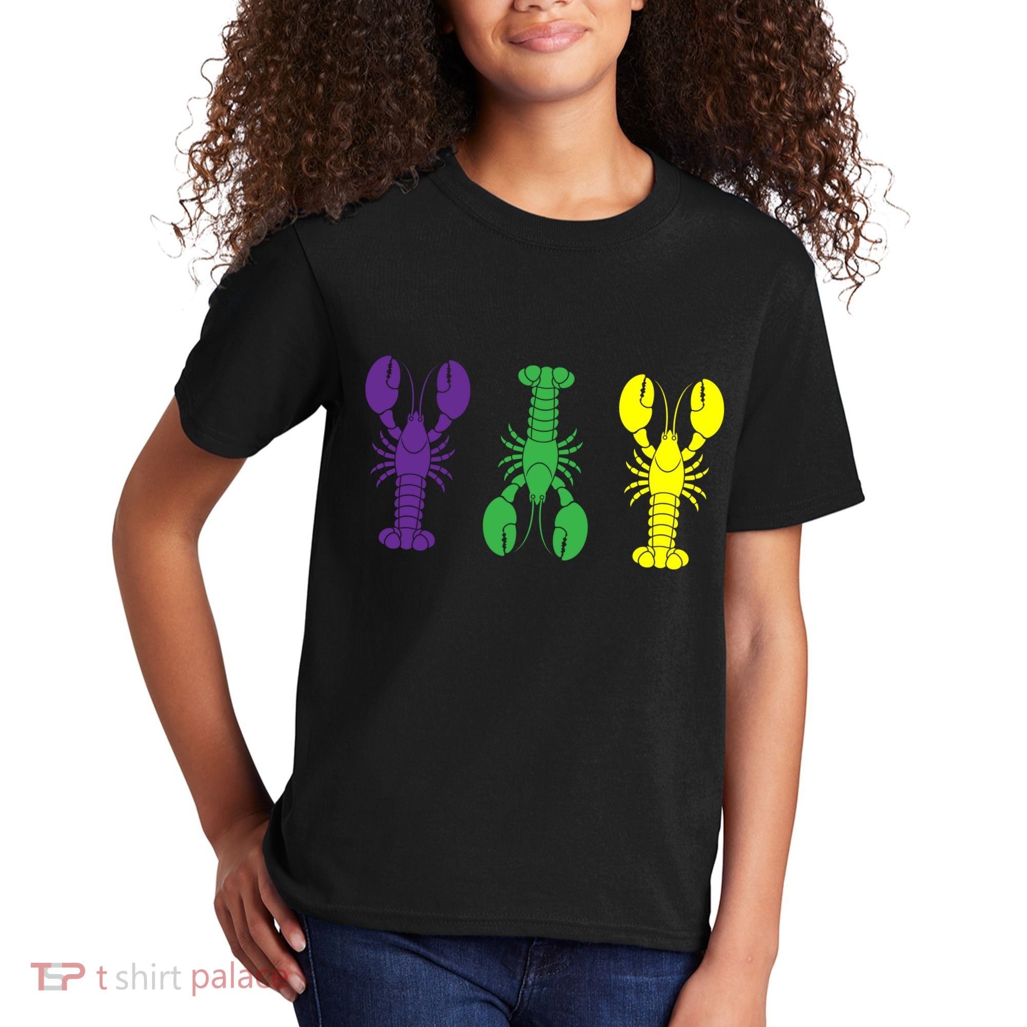 Mardi Gras Craw Fish Kids T-Shirt