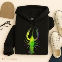 Mardi Gras Crawfish Hoodie thumb 4