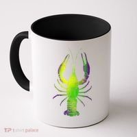 Mardi Gras Crawfish Coffee Mug thumb 0