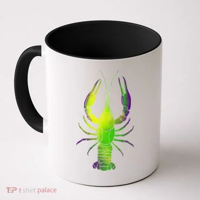 Mardi Gras Crawfish Coffee Mug