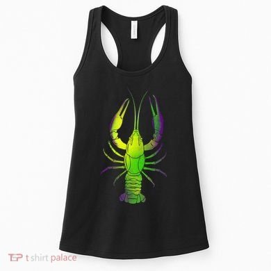 Mardi Gras Crawfish Women's Tank Top