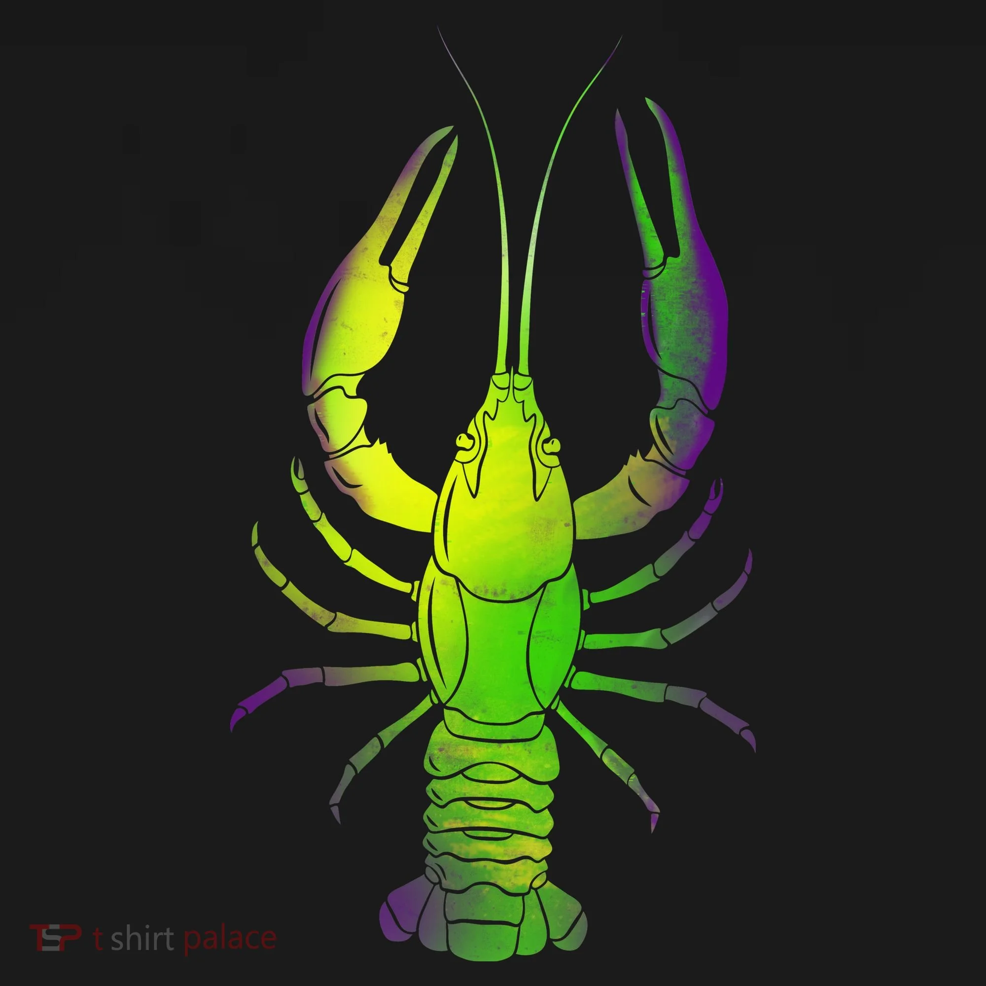 Mardi Gras Crawfish Baby Bodysuit