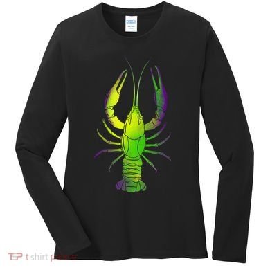 Mardi Gras Crawfish Women's Long Sleeve Shirt